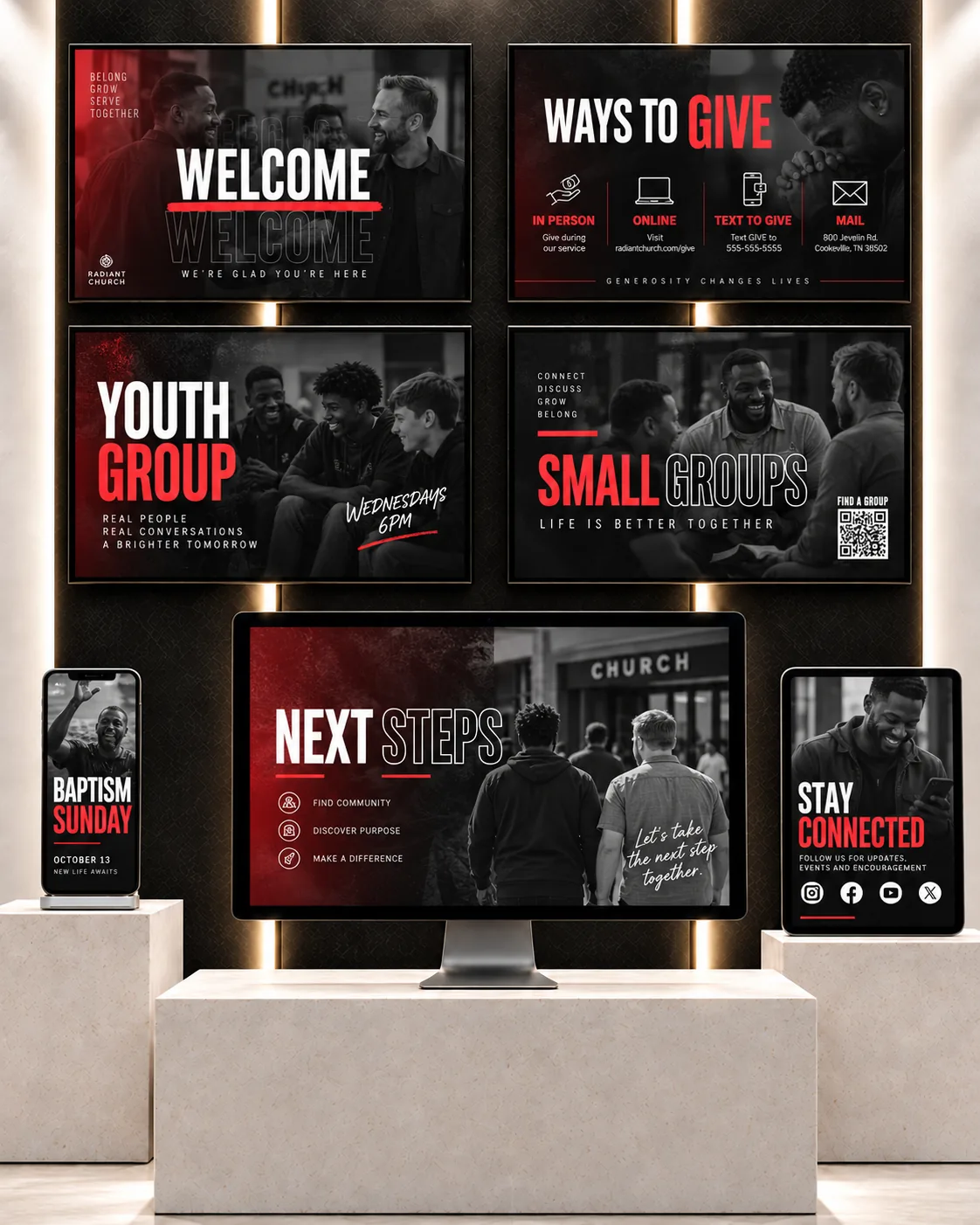 Announcement System church slide system