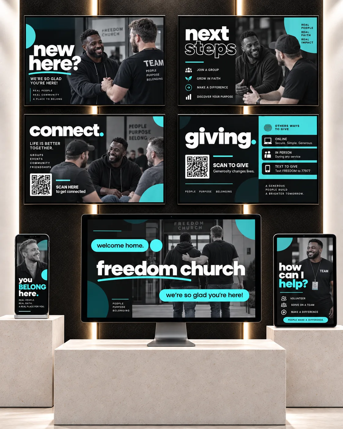 Next Steps church slide system