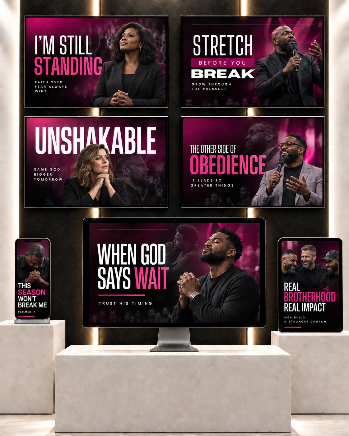 Sermon Series church slide system