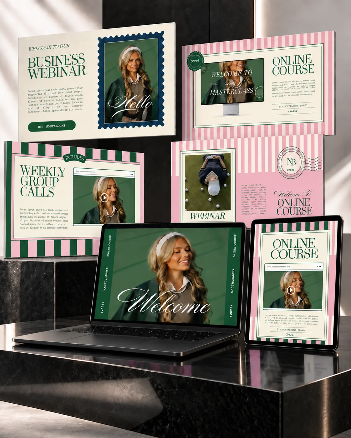 Beauty and Lifestyle masterclass slide system